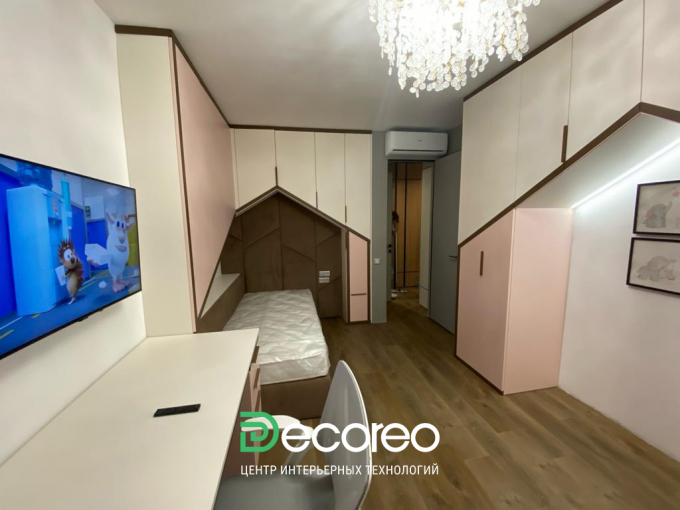 Интерьер квартиры в ЖК Forest для семьи с двумя детьми