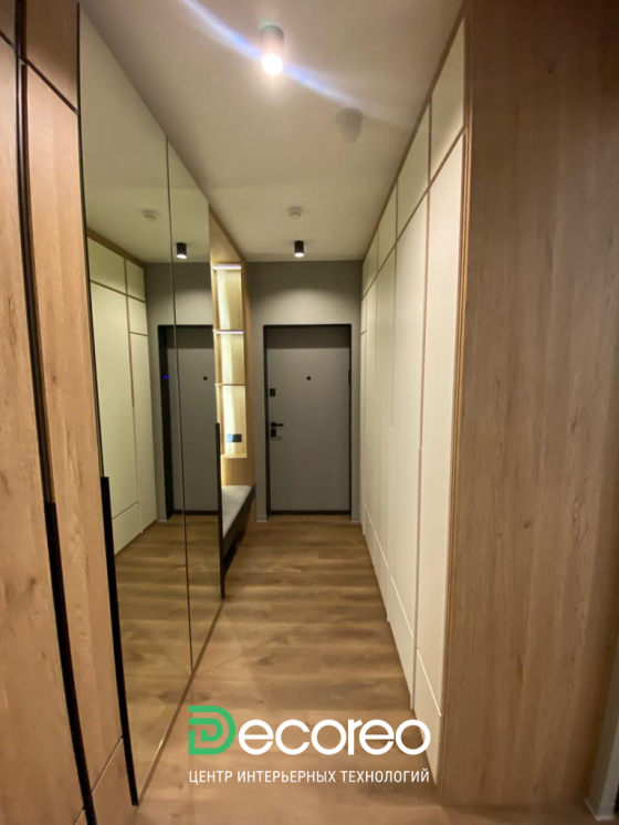 Интерьер квартиры в ЖК Forest для семьи с двумя детьми