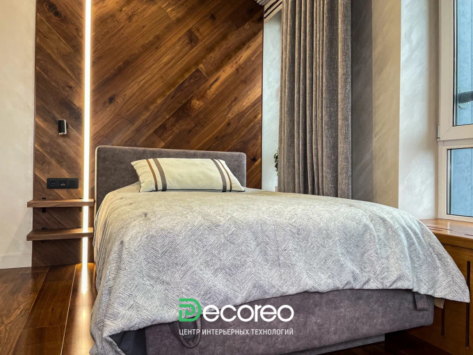 Интерьер со стильными деталями в ЖК Вестердам