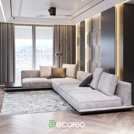 Диван со столиком модульный «Divo» (реплика)