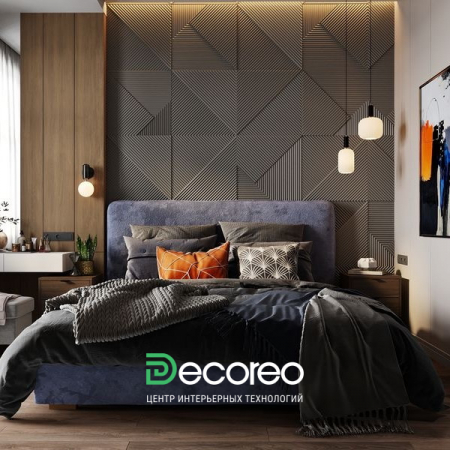 Гипсовая 3д панель Leggero модель 305b