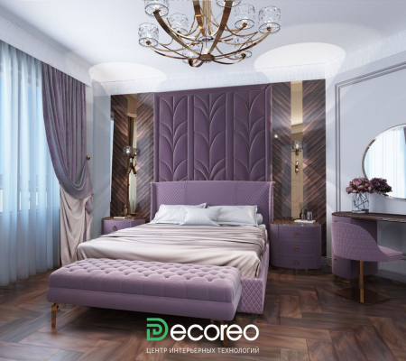 Мягкие панели в спальню «Albero»