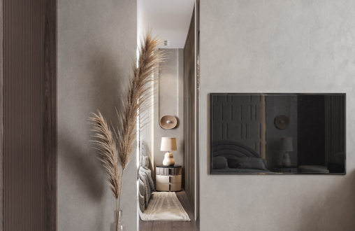 Стеновая гипсовая 3D панель модель 318