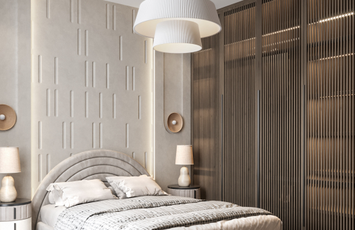 Стеновая гипсовая 3D панель модель 318