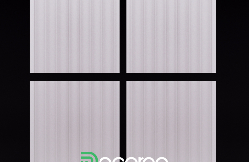 Гипсовая 3д панель «Рейка Фигурная» модель 317