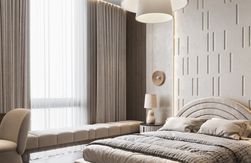 Стеновая гипсовая 3D панель модель 318