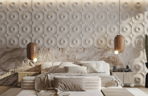 Гипсовая 3D панель модель 319