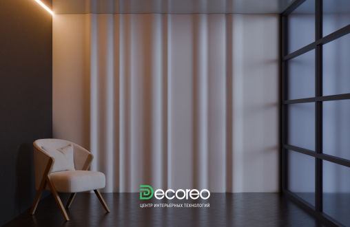 Гипсовая 3D панель «Pulse» модель 324