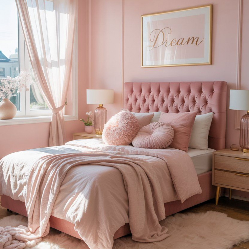 Кровать с каретной стяжкой Dolce Vita