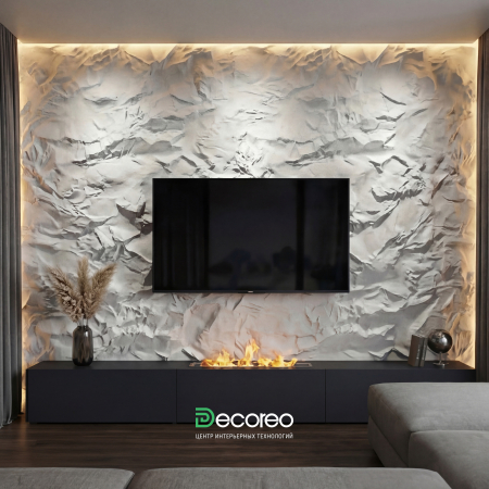 ТВ зона с камином «Fire»