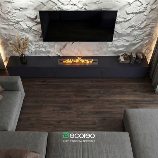 ТВ зона с камином «Файр» в наличии