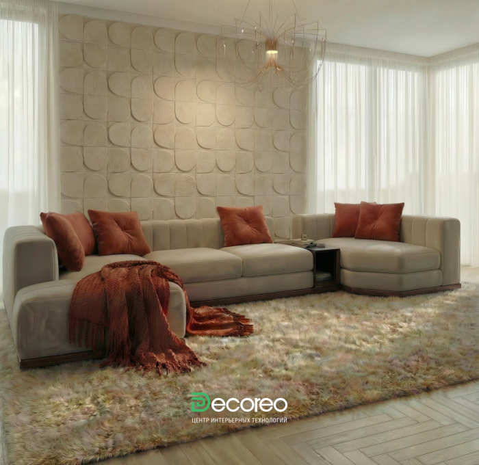 Гипсовая панель «Tondo» модель 314