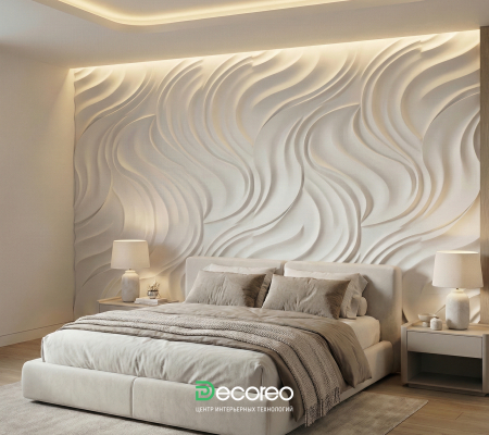 Гипсовое панно на стену «Этэрео» модель 334