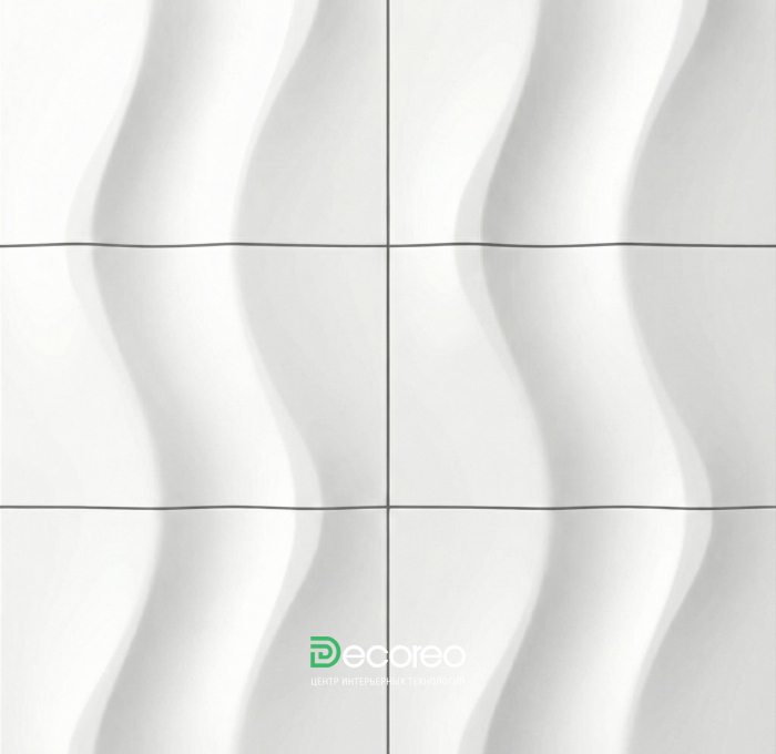 Гипсовые 3д панели «Ритмо» модель 335