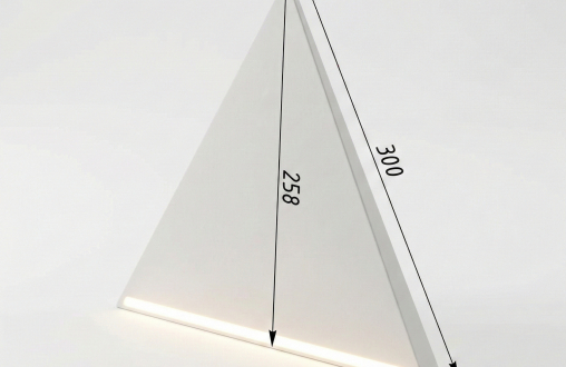 Световая 3д панель из гипса «Рэй» модель 331