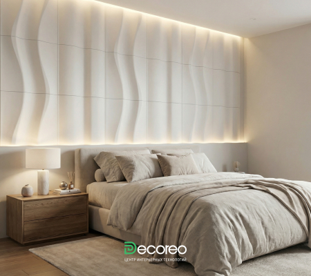 Гипсовые 3д панели «Ритмо» модель 335