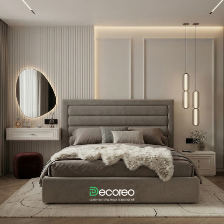 Кровать «Дейна» с мягким изголовьем