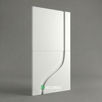 Гипсовая 3D панель для стен «Маре 2» модель 345