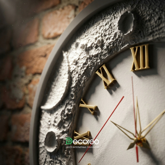 Часы из гипса «Люмэ»