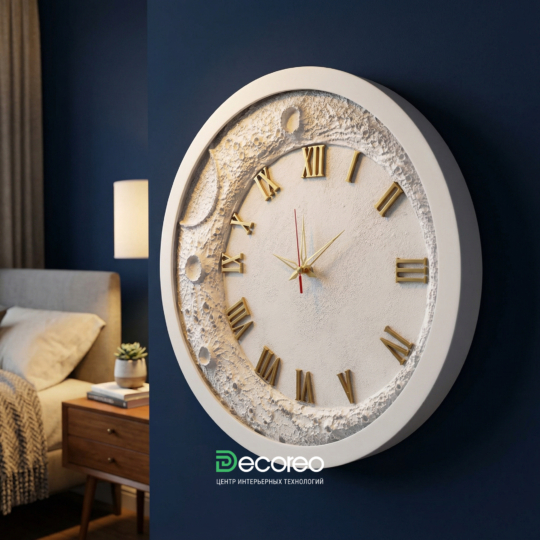 Часы из гипса «Люмэ»